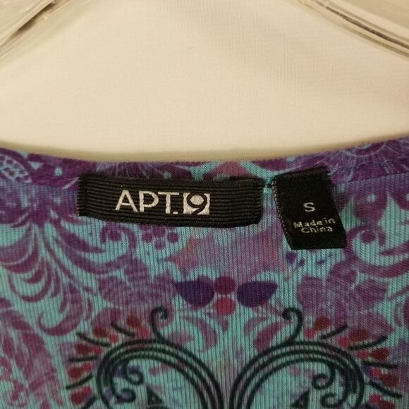 APT 9..SIZE S. SHIRT SLEEVE TUNIC TOP - Picture 5 of 11